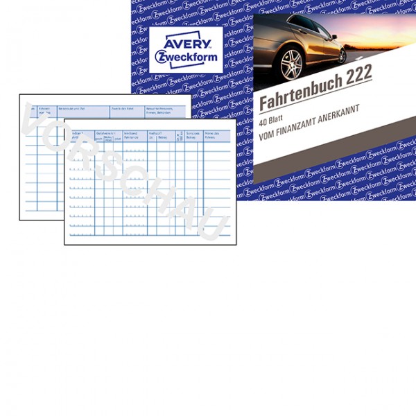 Autofahrtenbuch Zweckform A6