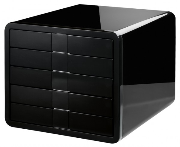 Ablagebox Han iBox schwarz/schwarz - 5 Schubladen bis C4