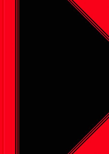 China Kladde Oxford A4 kariert, 96Blatt, 70g mit schwarz/rotem Einband