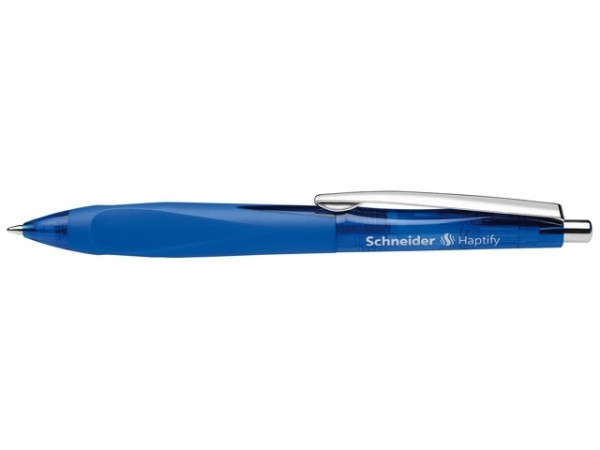 Kugelschreiber Schneider Haptify blau/blau