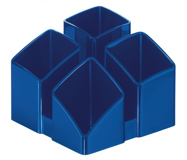Schreibtischköcher Han Scala blau 125x125x100mm