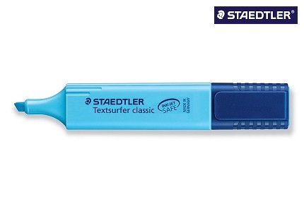 Textmarker Staedtler Topstar-blau refill