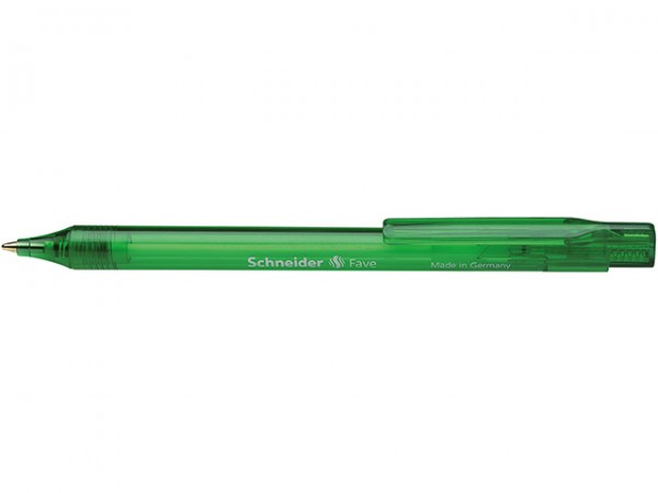 Kugelschreiber Schneider Fave grün Schreibfarbe: grün