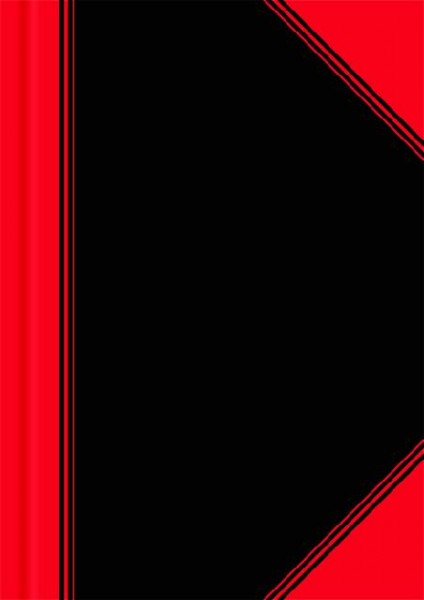 China Kladde Oxford A6 liniert, 96Blatt, 70g mit schwarz/rotem Einband